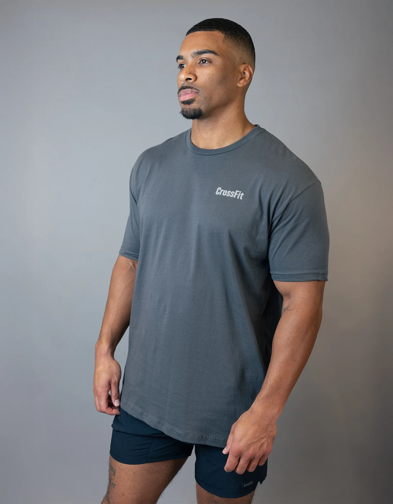 Men's Forging Elite Fitness Emblem Cotton Tee - Image 3